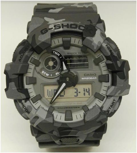 Reloj Casio G-SHOCK Anadigi Camuflaje GA-700CM-8AER
