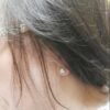 Pendientes Chamilia Plata Perla 1314-0001