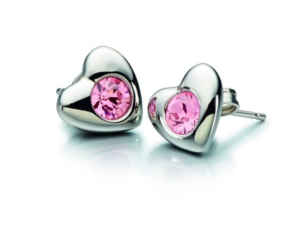 Pendientes Chamilia Plata Corazón 1310-0009