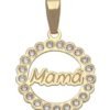 Medalla de Oro MAMÁ con circonitas G538