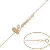 Pulsera Niña + Nombre Oro 18 Kilates PU1133