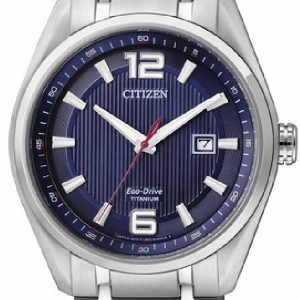Reloj hombre Citizen Super- Titanio AW1240-57M-Cristal zafiro-cierre desplegable