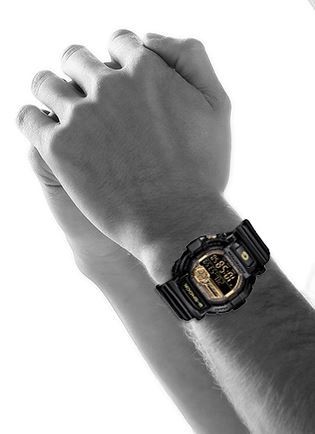 Reloj Caballero Casio G-SHOCK GD-350BR-1ER negro y dorado