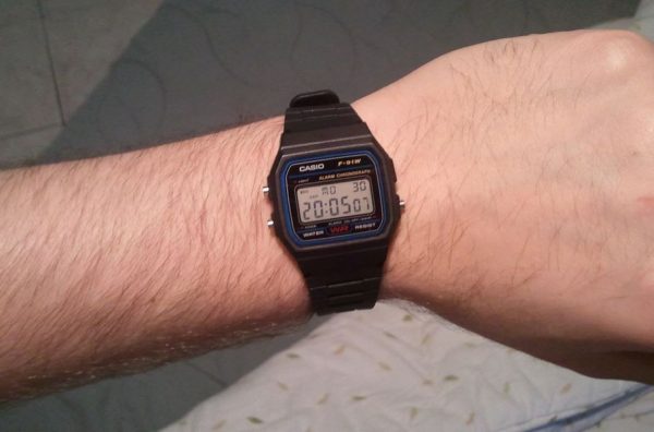 Casio Collection F-91W-1YER