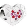 Charms Chamilia Faceted Heart 2025-1761