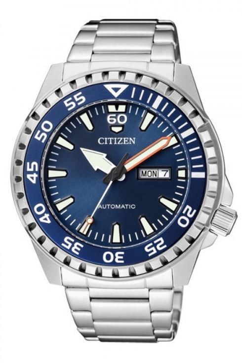 Reloj hombre Citizen Marine Sport Automatic NH8389-88L todo acero-Esf.Azul