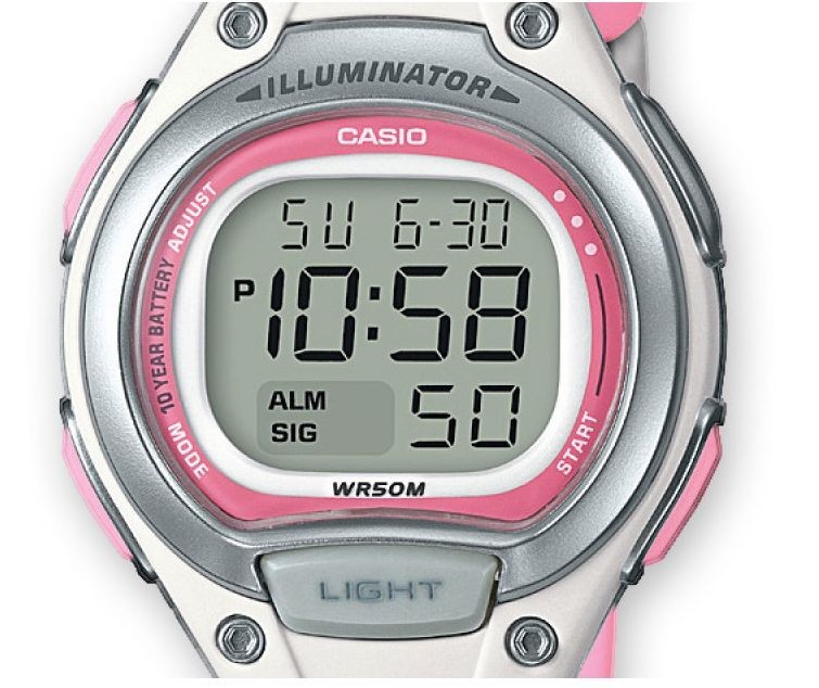 Reloj digital Casio Collection de niña LW-203-4AVEF Correa Resina rosa