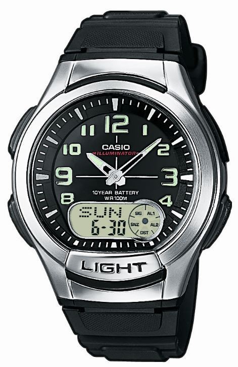 Reloj Casio Collection Anadigi AQ-180W-1BVES