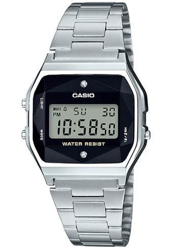 Reloj Casio Collection Retro con Diamantes A158WEAD-1EF