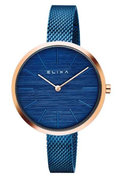 Reloj Elixa Beauty Analógico de acero con Brazalete de malla en azul E127-L528