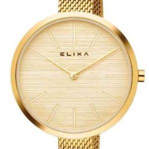 Reloj Elixa Beauty Analógico de acero con Brazalete de malla en dorado E127-L526