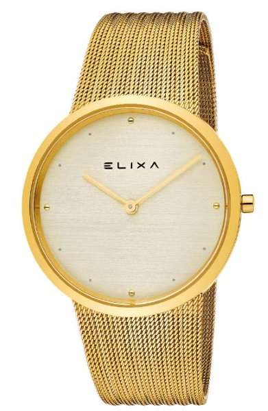 Reloj Elixa Beauty Analógico de acero dorado con Brazalete de malla E122-L497