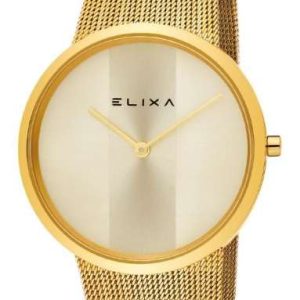Reloj Elixa Beauty Analógico de acero dorado con Brazalete de malla E122-L500