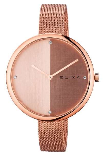 Reloj Elixa Beauty Analógico de acero rosado con Brazalete de malla E106-L426