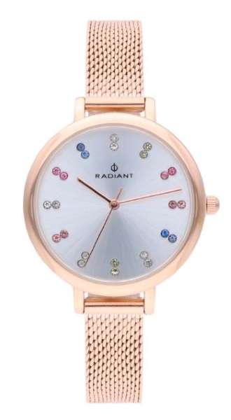 Reloj Radiant Selene Mujer de acero rosado RA513602