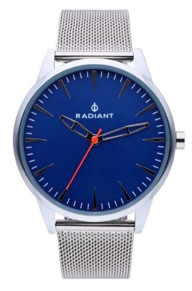 Reloj Radiant Golem caballero de Metal con Brazalete de malla y esfera azul RA518601