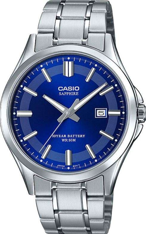 Reloj Casio Collection Analógico de Acero MTS-100D-2AVEF