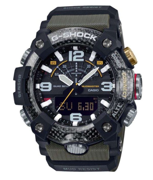 Reloj Hombre Casio G-Shock Mudmaster GG-B100-1A3ER Bluetooth-Quad Sensor-Carbon Core Guard
