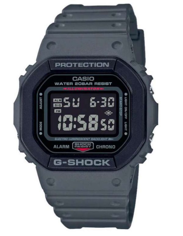 Reloj hombre digital G-Shock Original DW-5610SU-8ER Correa Gris