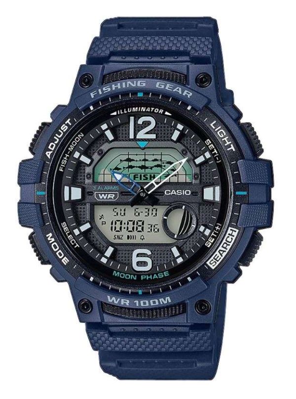 Reloj Ana-digi Hombre Casio Collection Sport WSC-1250H-2AVEF Azul correa resina