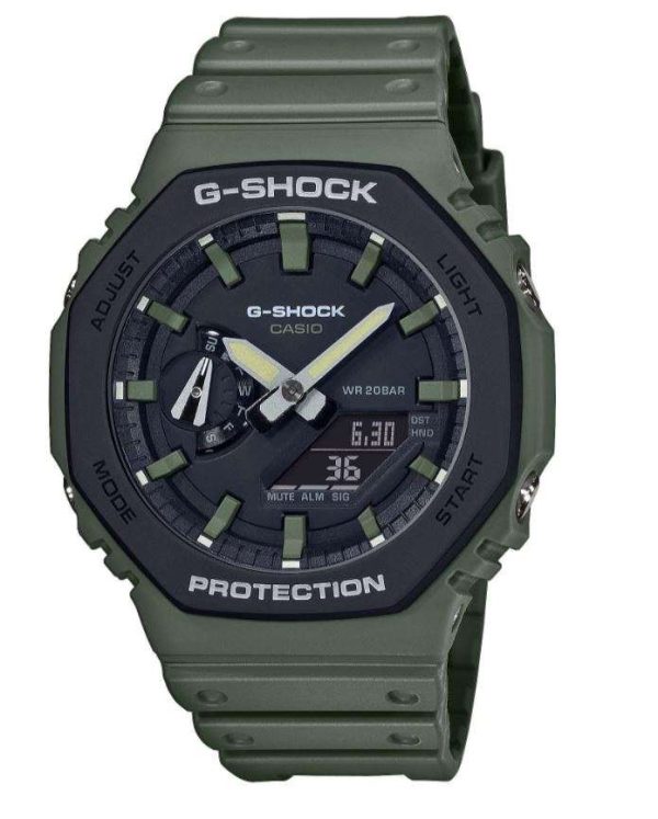 Reloj Ana-digi Hombre Casio G-Shock Classic GA-2110SU-3AER Verde correa resina