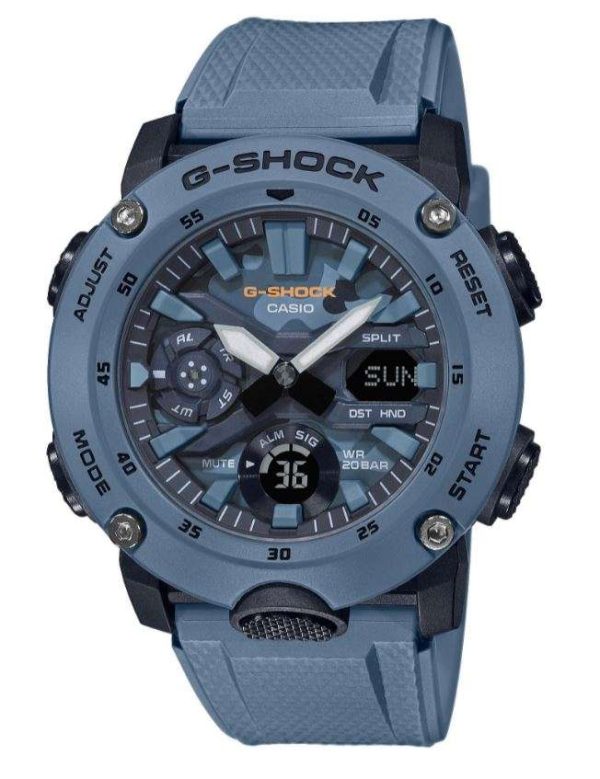 Reloj Ana-digi Hombre Casio G-Shock Classic GA-2000SU-2AER Azul correa resina