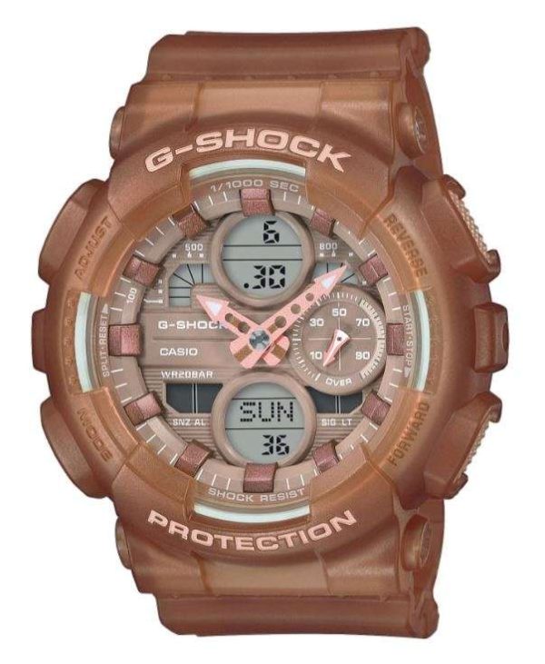 Reloj Ana-digi Unisex Casio G-Shock Classic GMA-S140NC-5A2ER Marrón Transparente correa resina