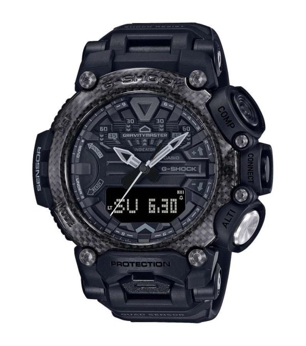 Reloj Hombre anadigi Casio G-Shock Gravitymaster GR-B200-1BER Resina+Carbono Negro