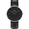 Reloj Hombre Daniel Wellington Classic Black DW00100133 Acero-40 mm-Correa piel