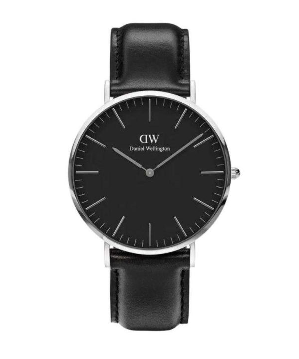 Reloj Hombre Daniel Wellington Classic Black DW00100133 Acero-40 mm-Correa piel