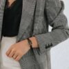 Reloj de mujer Daniel Wellington Quadro Ashfield Black DW00100433 Caja de 20 x 26 mm-malla acero ip.negro