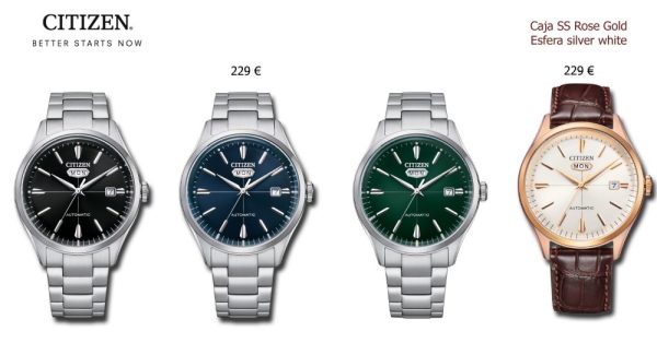 Colección relojes Citizen automaticos NH8391