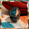 Reloj Casio G-Shock esfera con deposición de vapor refleja varios tonos de luz y exterior transparente.