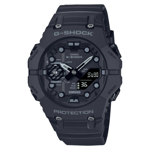 Reloj Casio G-Shock esfera y exterior mono negro.