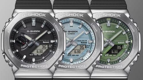 Reloj Casio G-Shock con esfera en diferentes colores