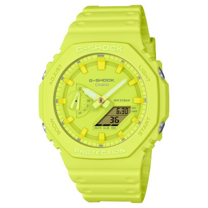 Reloj Casio G-Shock monocolor en Amarillo.