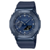 Reloj Casio G-Shock monocolor azul metalizado.