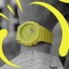 Reloj Casio G-Shock monocolor en Amarillo.