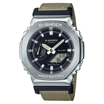 Reloj Casio G-Shock esfera negra metálica y exterior metálico