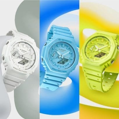 Reloj Casio G-Shock monocolor en Amarillo.