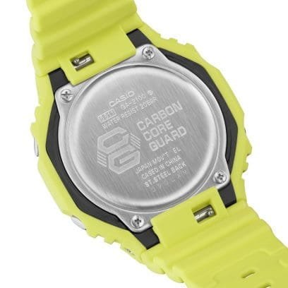 Reloj Casio G-Shock monocolor en Amarillo.