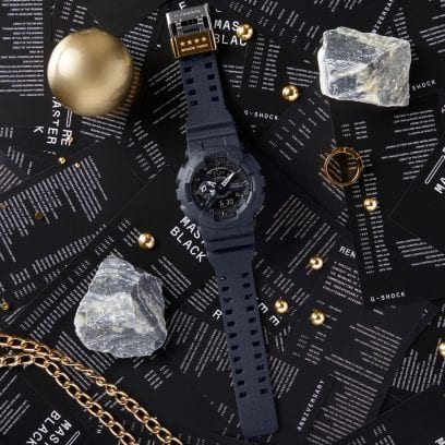 Reloj Casio G-Shock esfera y exterior mono negro.