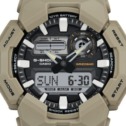 Reloj Casio G-Shock esfera negra.