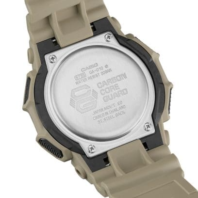 Reloj Casio G-Shock tapa de atrás a tornillos.