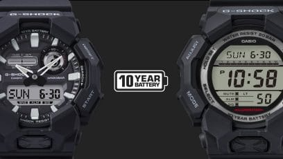 Reloj Casio G-Shock bateria hasta 10 años.