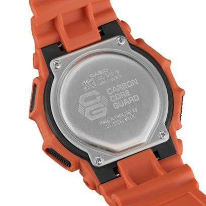 Reloj Casio G-Shock tapa de atrás a tornillos.
