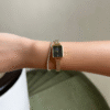Reloj de mujer Dorado Colección Quadro Mini Daniel Wellington DW00100656 + Pulsera Caja en oro de 15.4x18.2mm-Malla ac.dorada