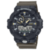 Reloj Casio G-Shock GA-700TU-1A3ER esfera negra y exterior beige.