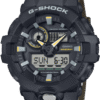 Reloj Casio G-Shock GA-700TU-1A3ER esfera negra y exterior beige.