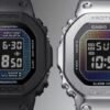 Reloj Casio G-Shock con bisel de acero inoxidable negro.